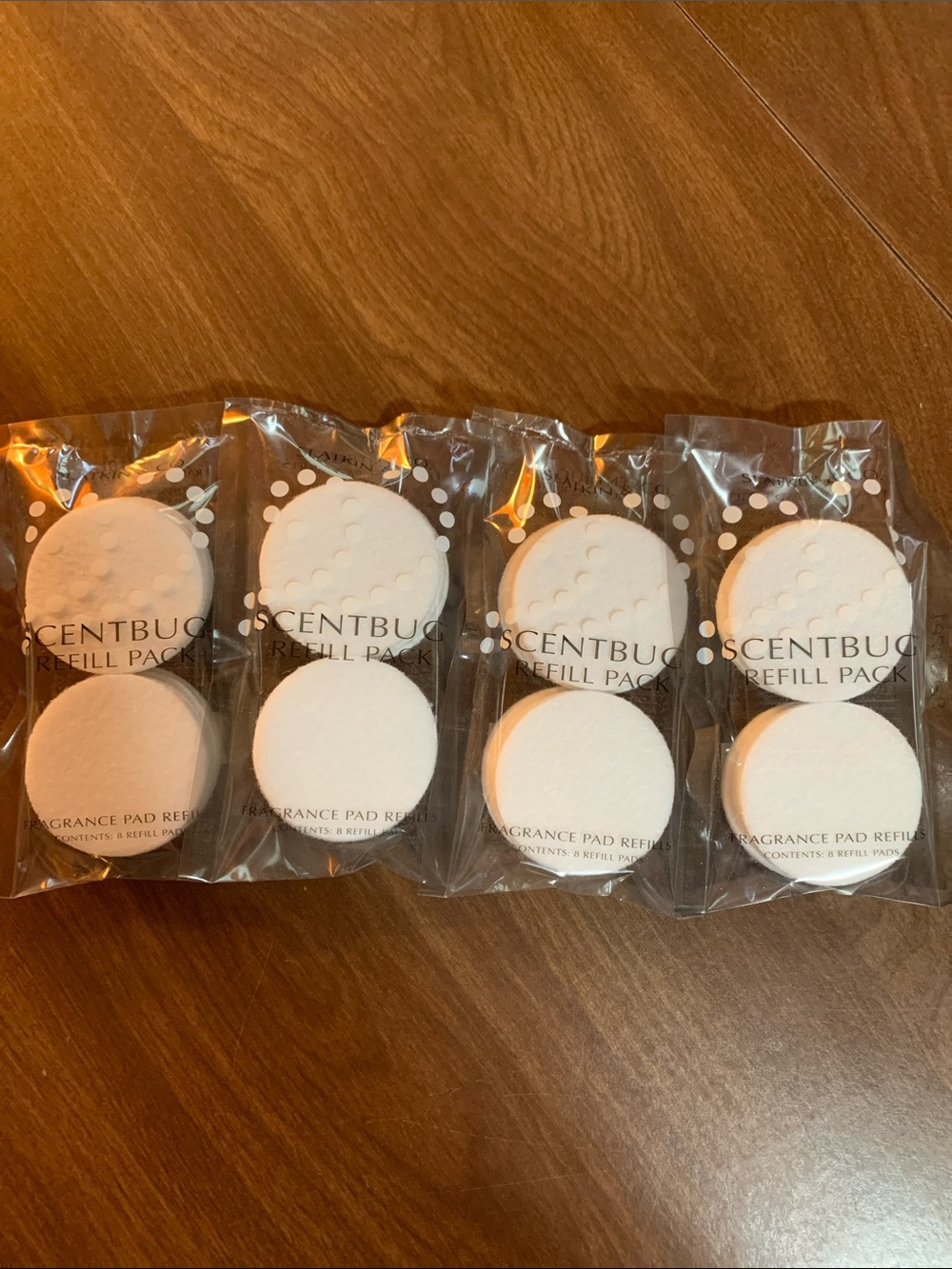 Scentbug White Fragrance Pad Refill Pack - 8 Count (4 packages)